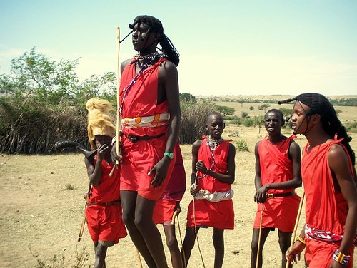 masai saltando by javic
