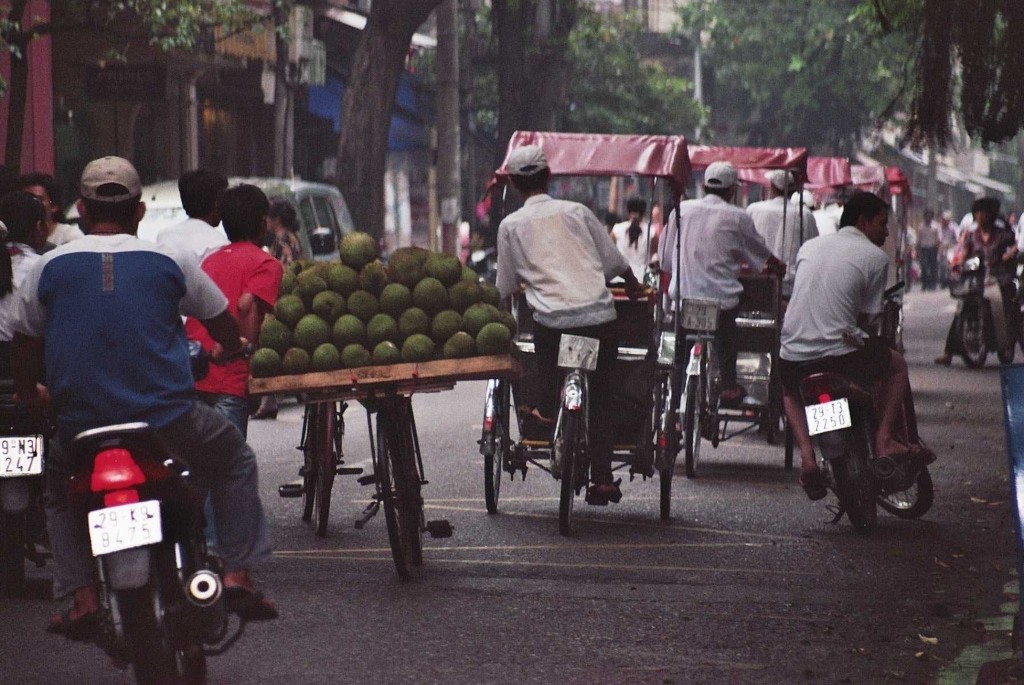tráfico en Hanoi